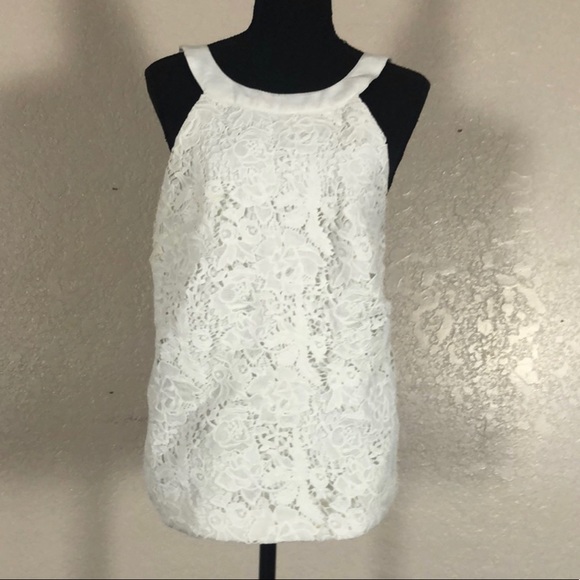 KEEPSAKE the Label Tops - 1023 NWT Keepsake Lace Overlay Sleeveless Blouse. SzS